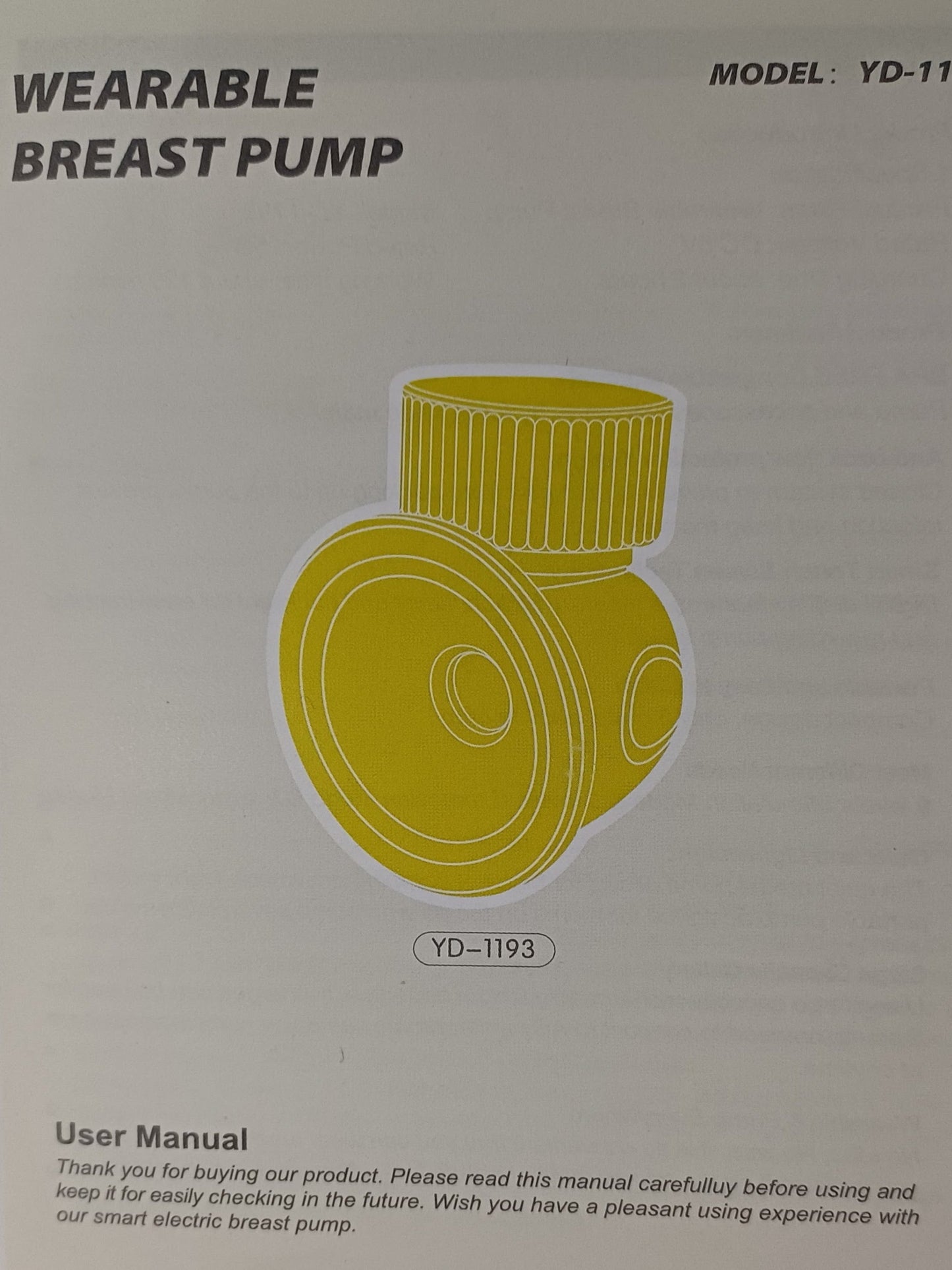 Hands Free Chargeable breast Pump