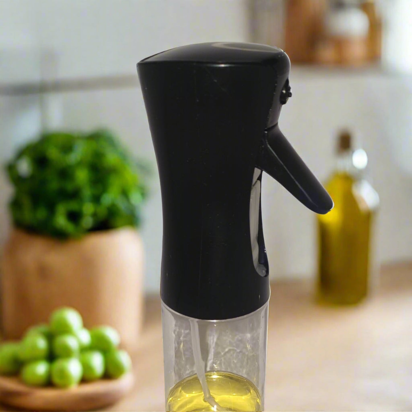 1 Spray =1/4 teaspoon measured oil=10Calories=142kilojoules