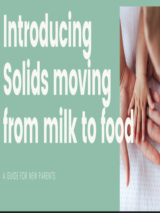 Introducing solids Guidelines and cheat sheet PDF compiled by Dietitians