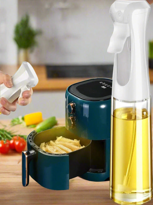 NutriSpritz Oil Pump, Spray  and Dispenser Bottle for Cooking, Baking, BBQ, Salad, Roasting, Frying and Air frying